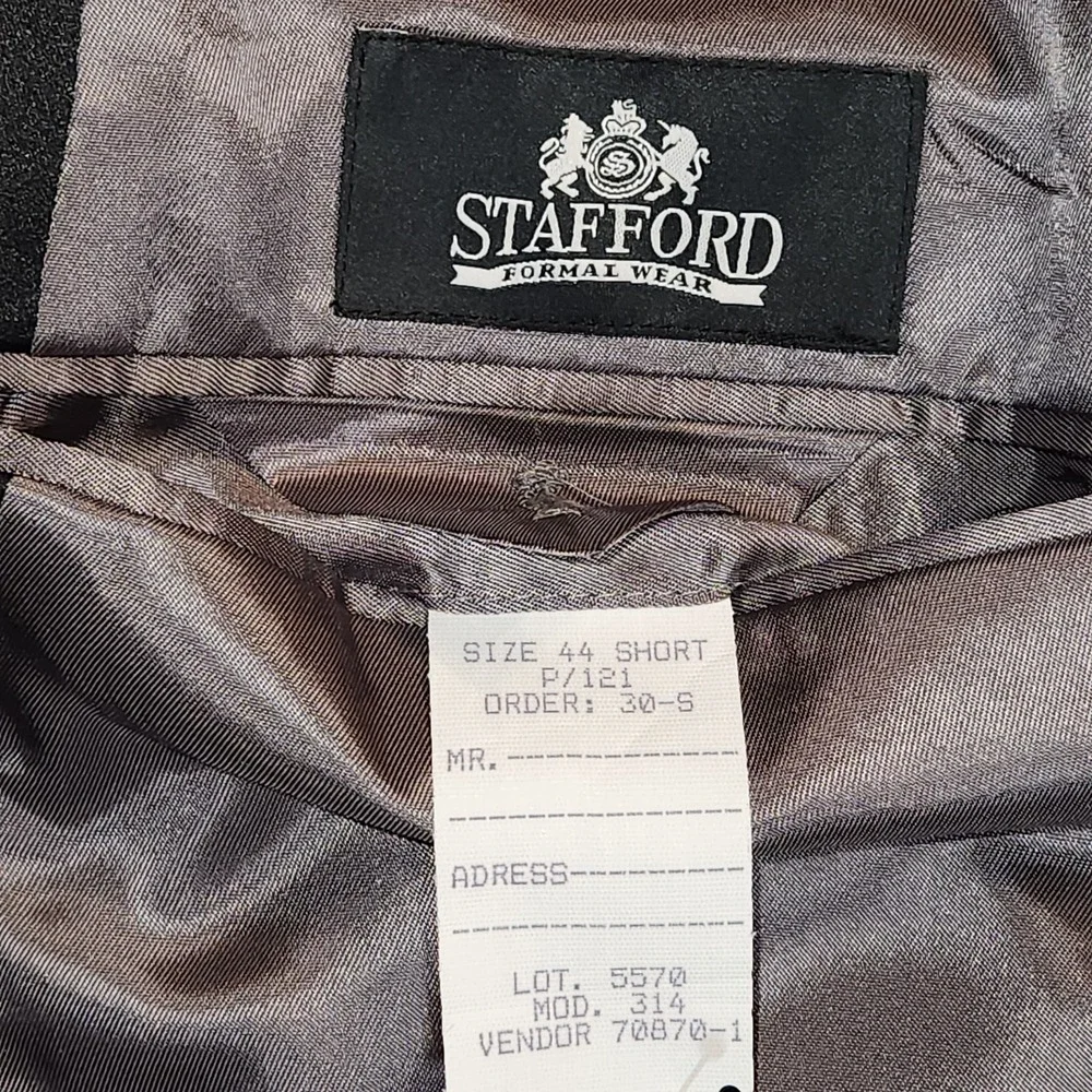 Stafford new tuxedo